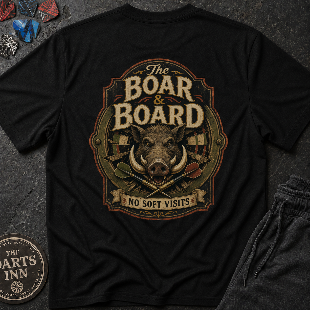 The Boar & Board Back Print T-Shirt