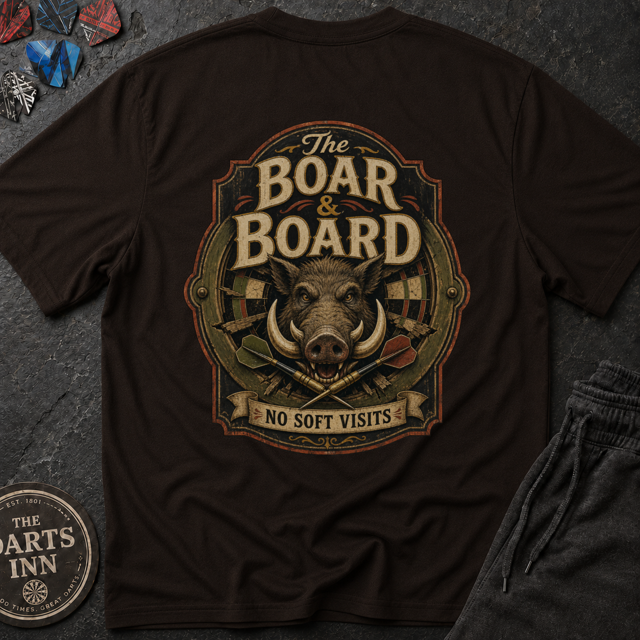 The Boar & Board Back Print T-Shirt