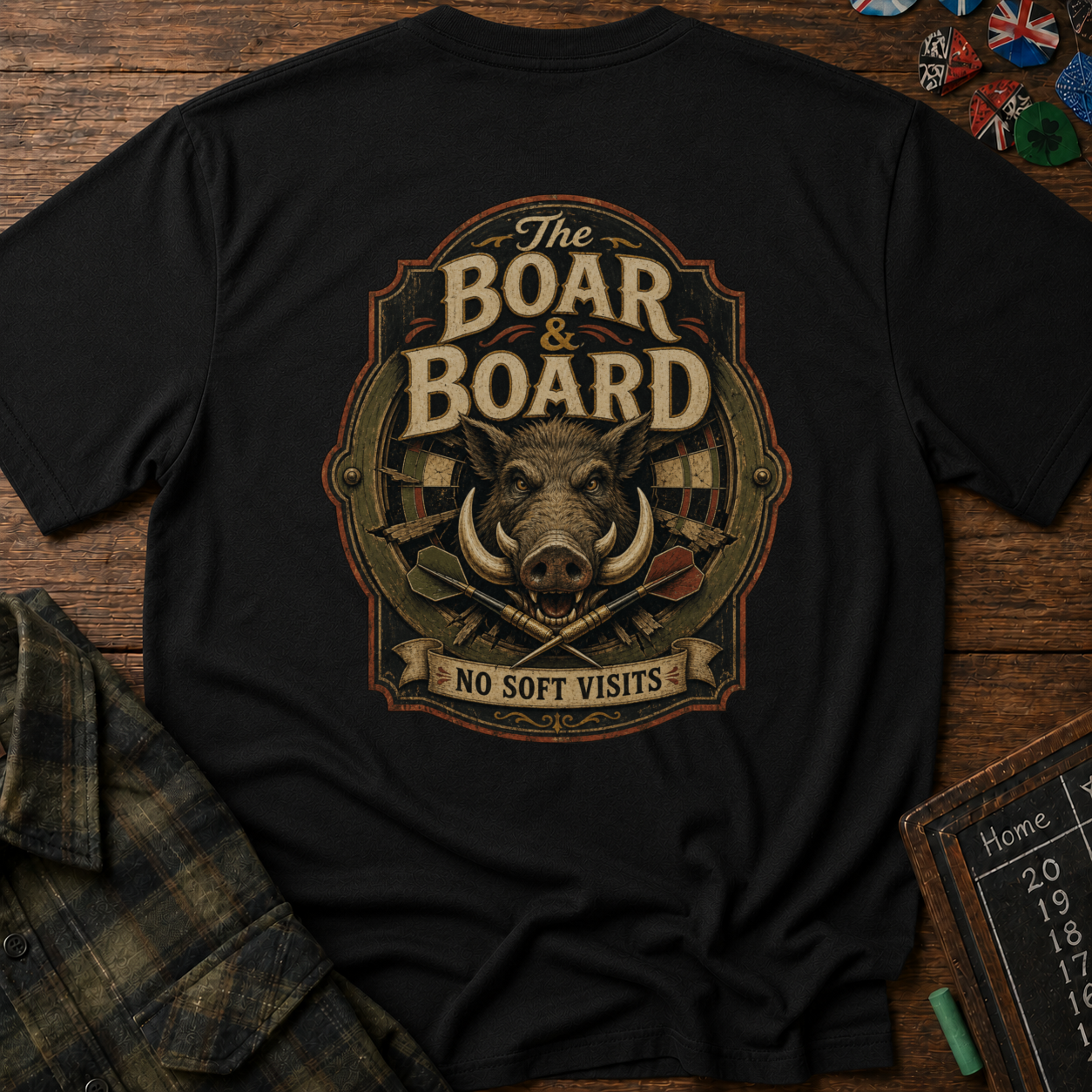The Boar & Board Back Print T-Shirt