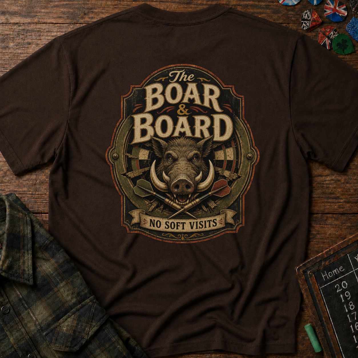 The Boar & Board Back Print T-Shirt