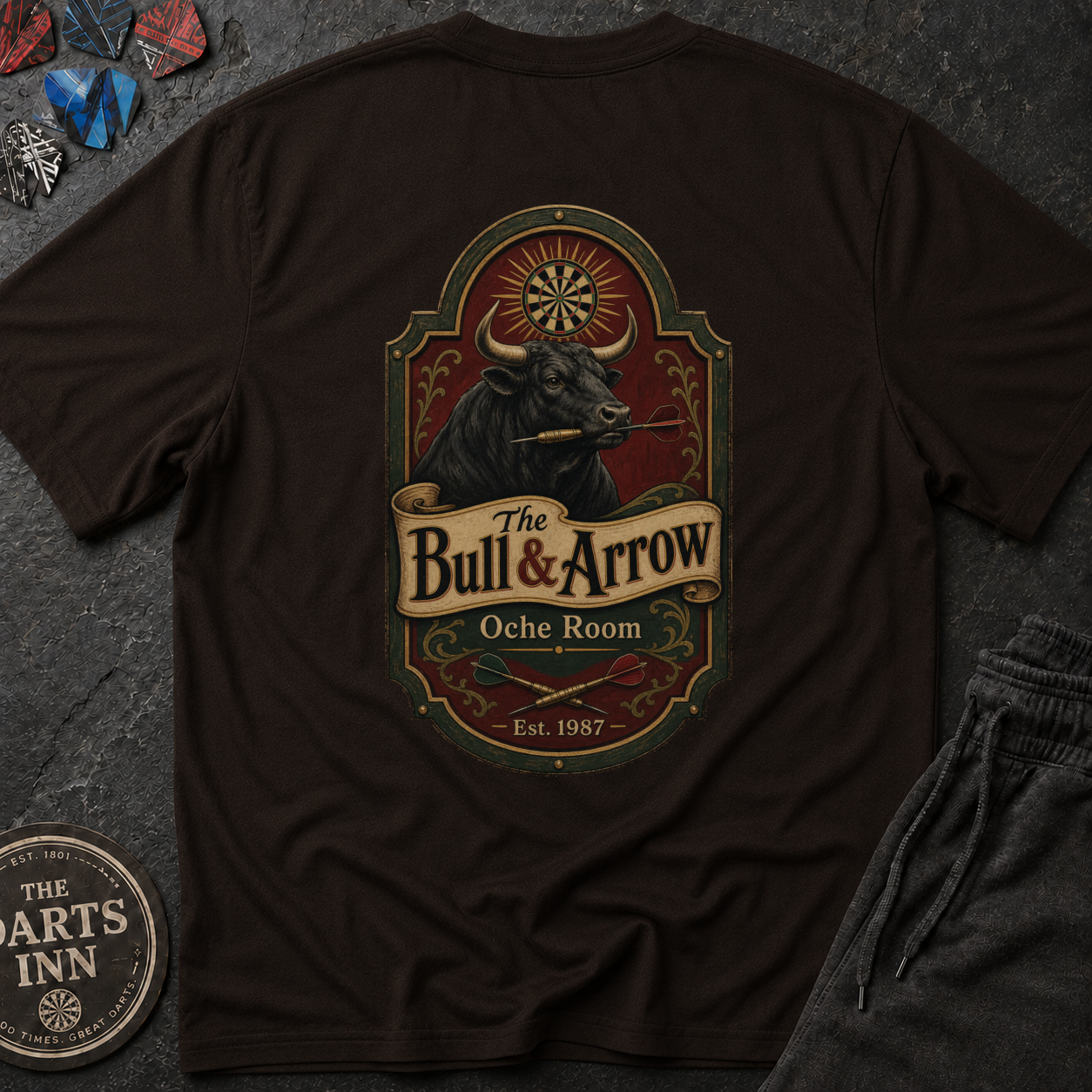 The Bull & Arrow Back Print T-Shirt