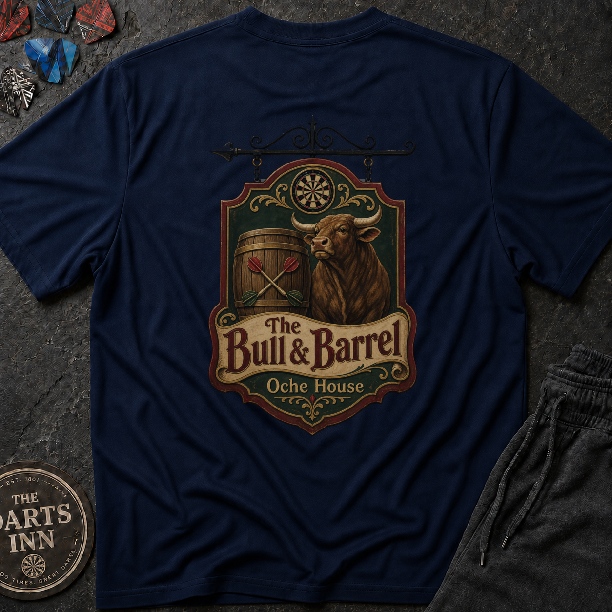 The Bull & Barrel Oche House Back Print T-Shirt