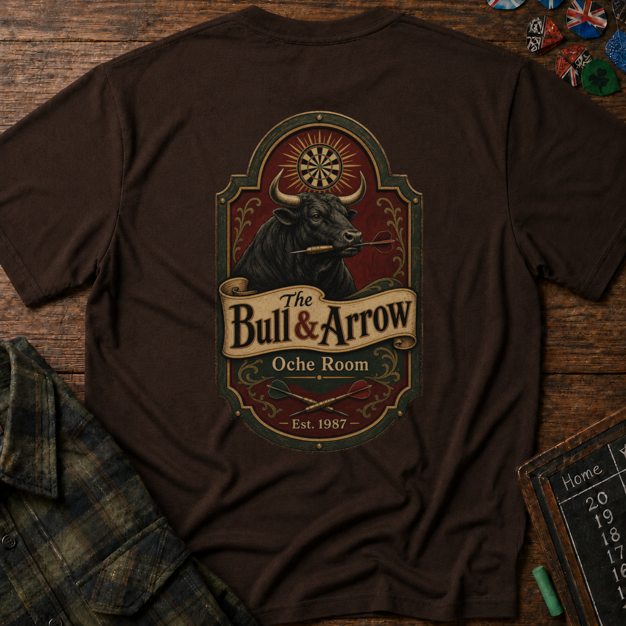 The Bull & Arrow Back Print T-Shirt