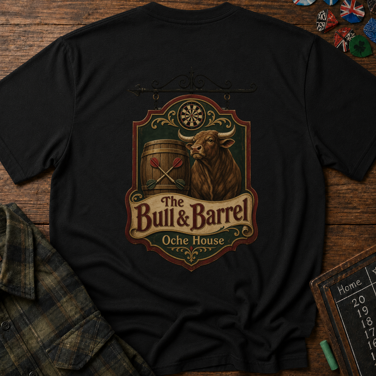 The Bull & Barrel Oche House Back Print T-Shirt