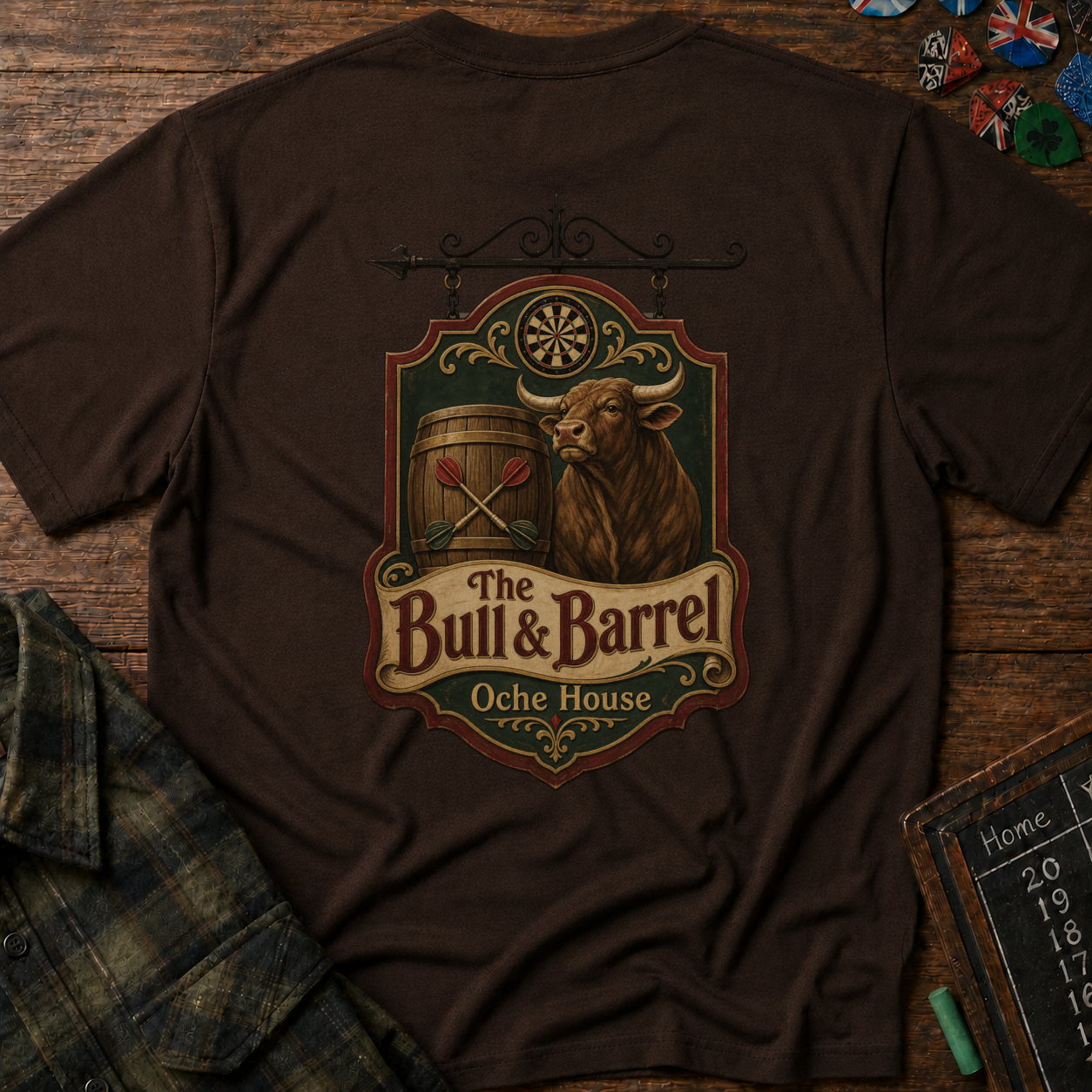 The Bull & Barrel Oche House Back Print T-Shirt