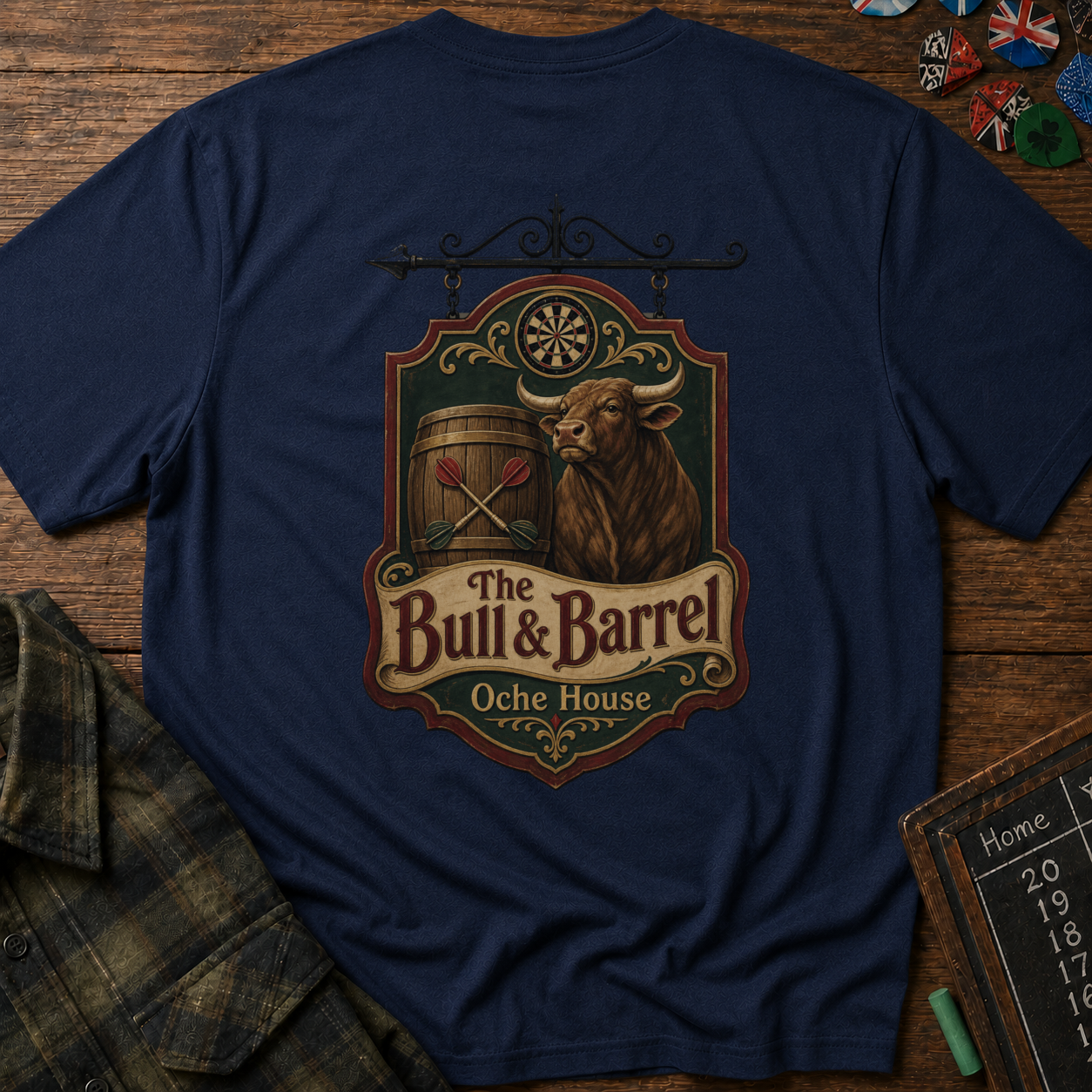 The Bull & Barrel Oche House Back Print T-Shirt