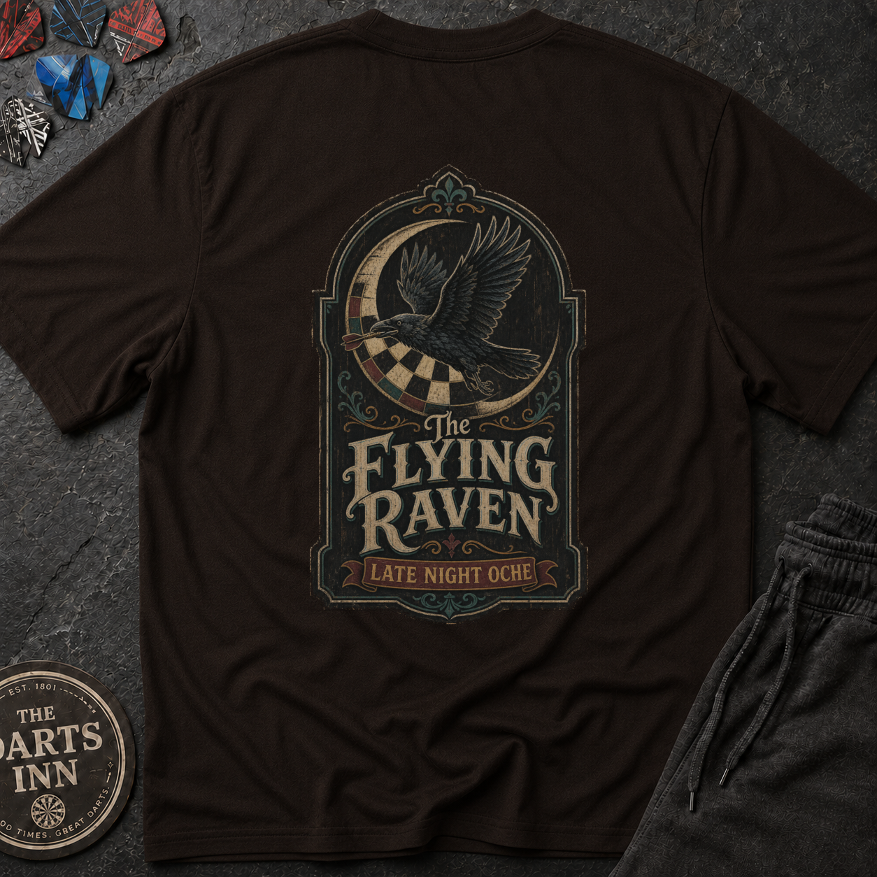 The Flying Raven Back Print T-Shirt