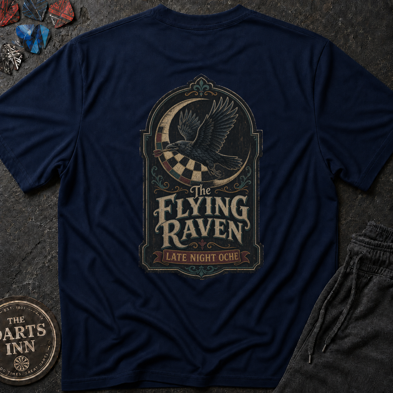 The Flying Raven Back Print T-Shirt
