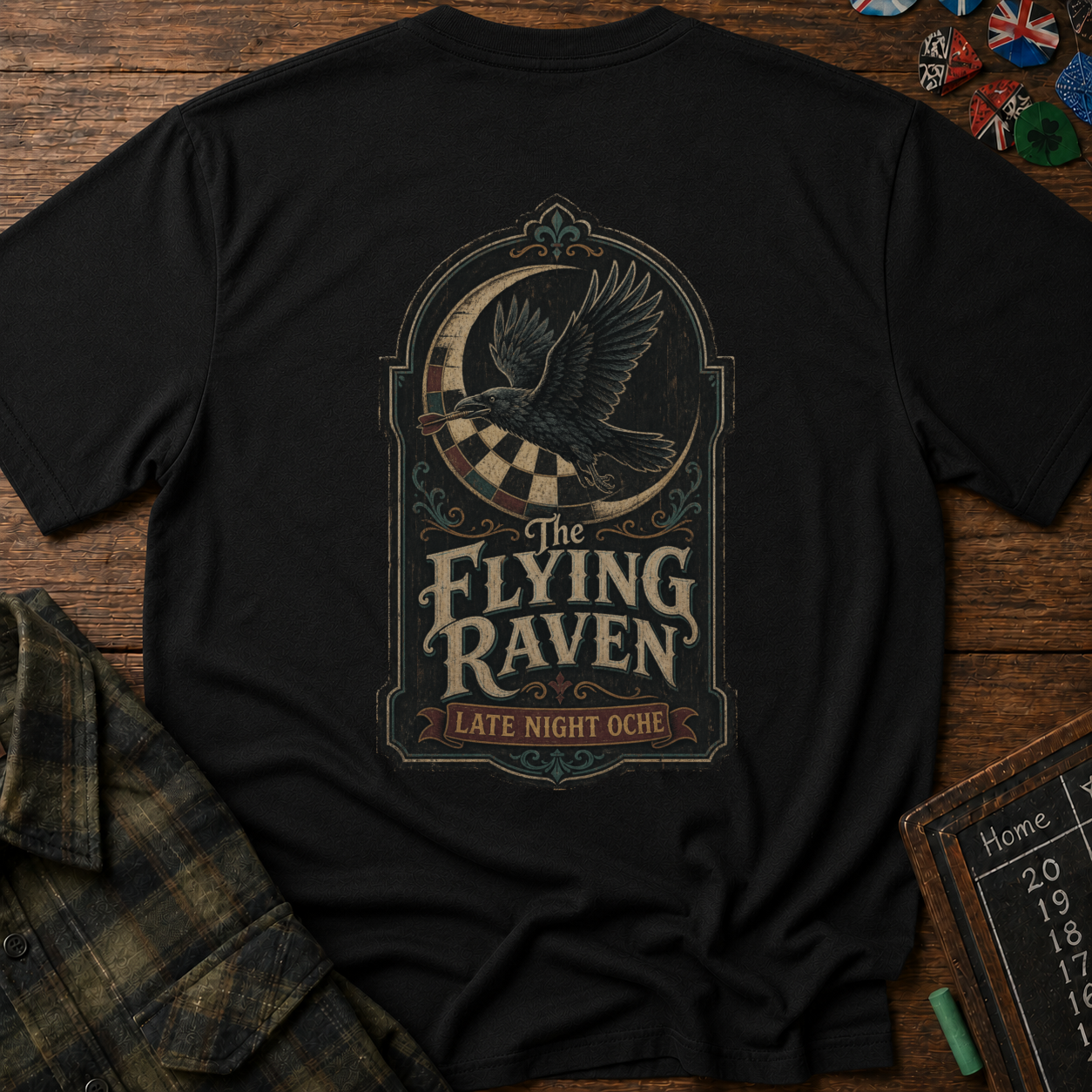 The Flying Raven Back Print T-Shirt