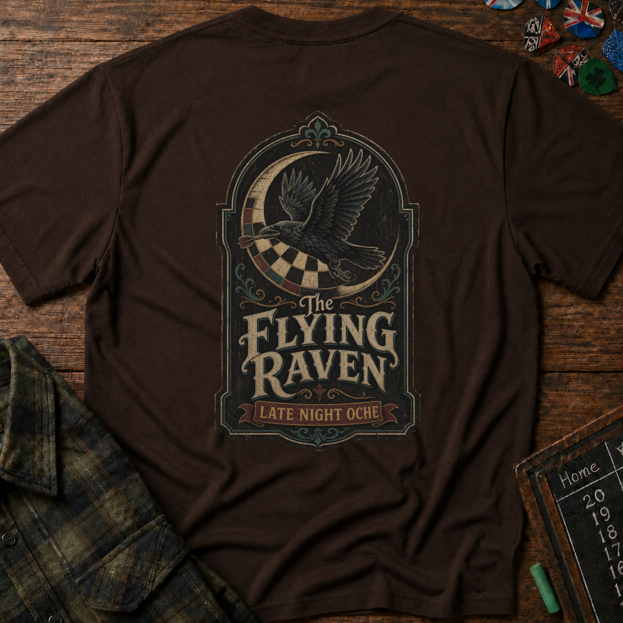 The Flying Raven Back Print T-Shirt