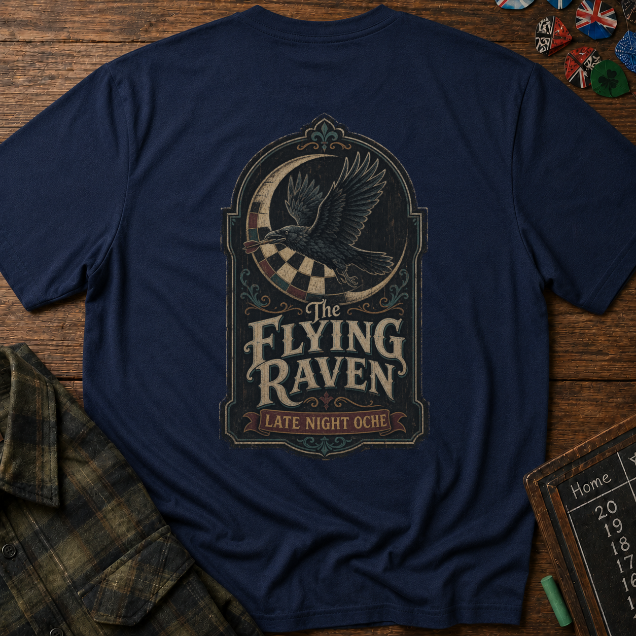 The Flying Raven Back Print T-Shirt