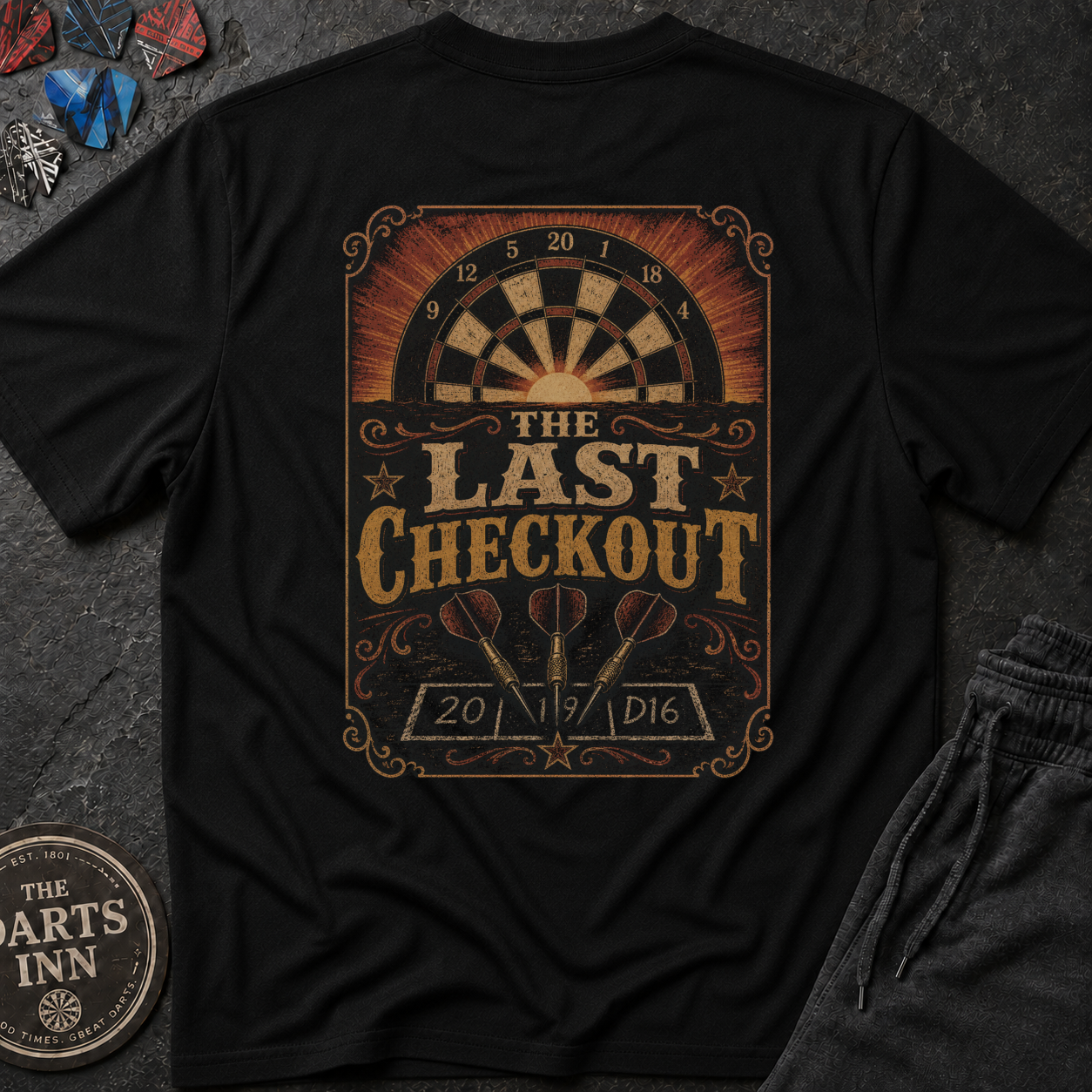 The Last Checkout Darts T-Shirt