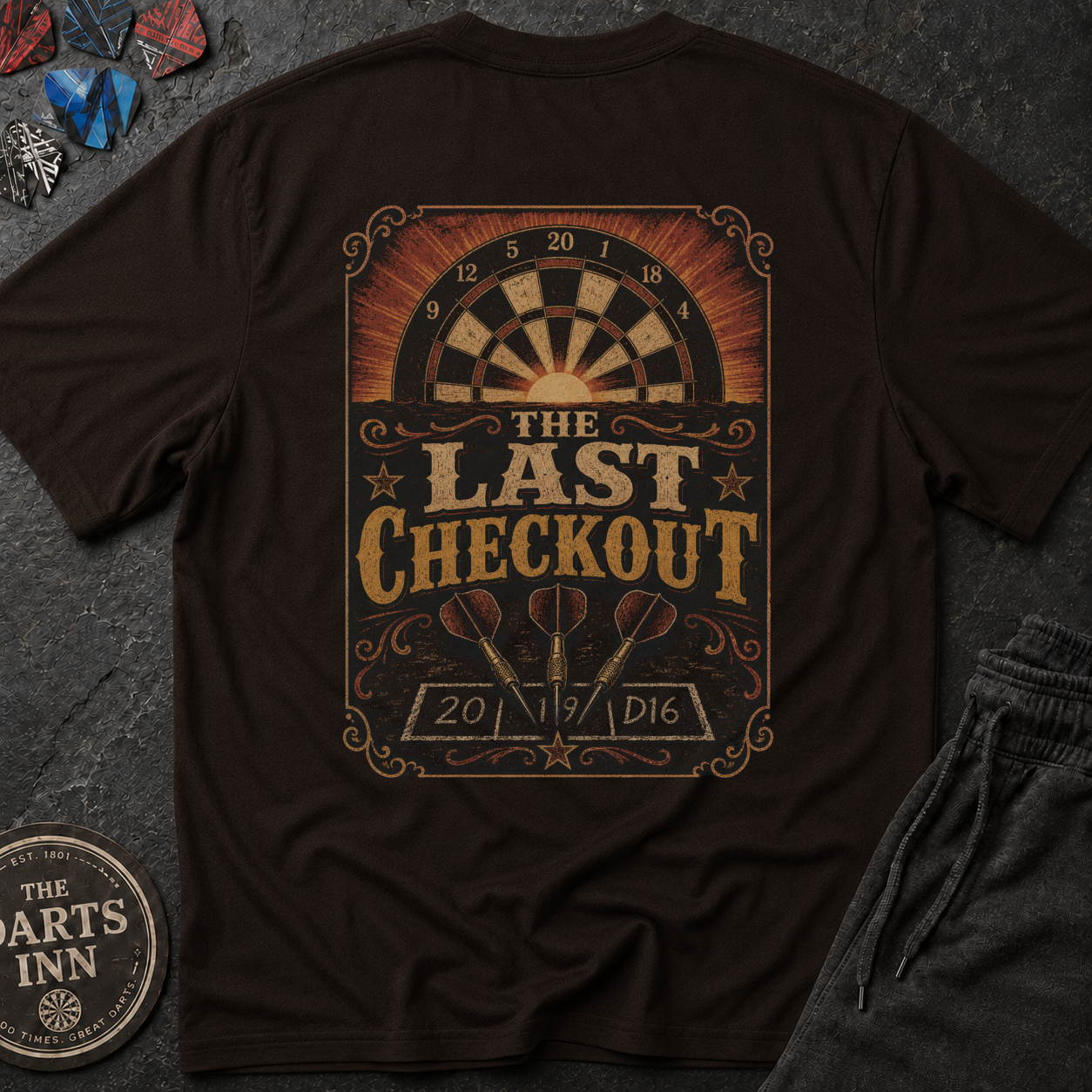 The Last Checkout Darts T-Shirt