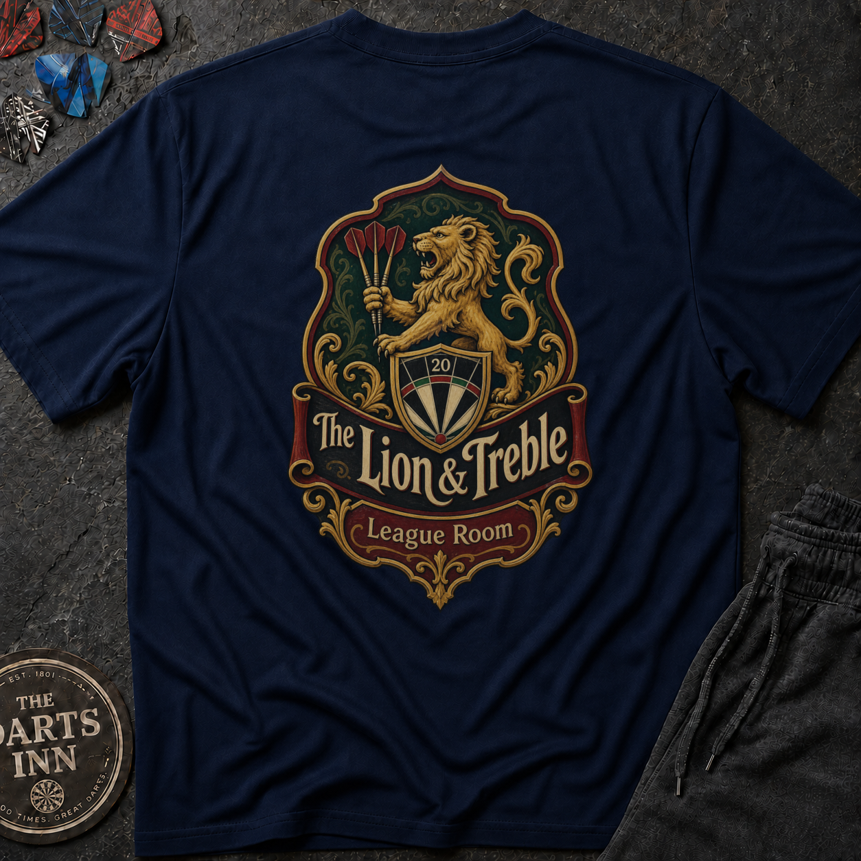 The Lion & Treble Back Print T-Shirt