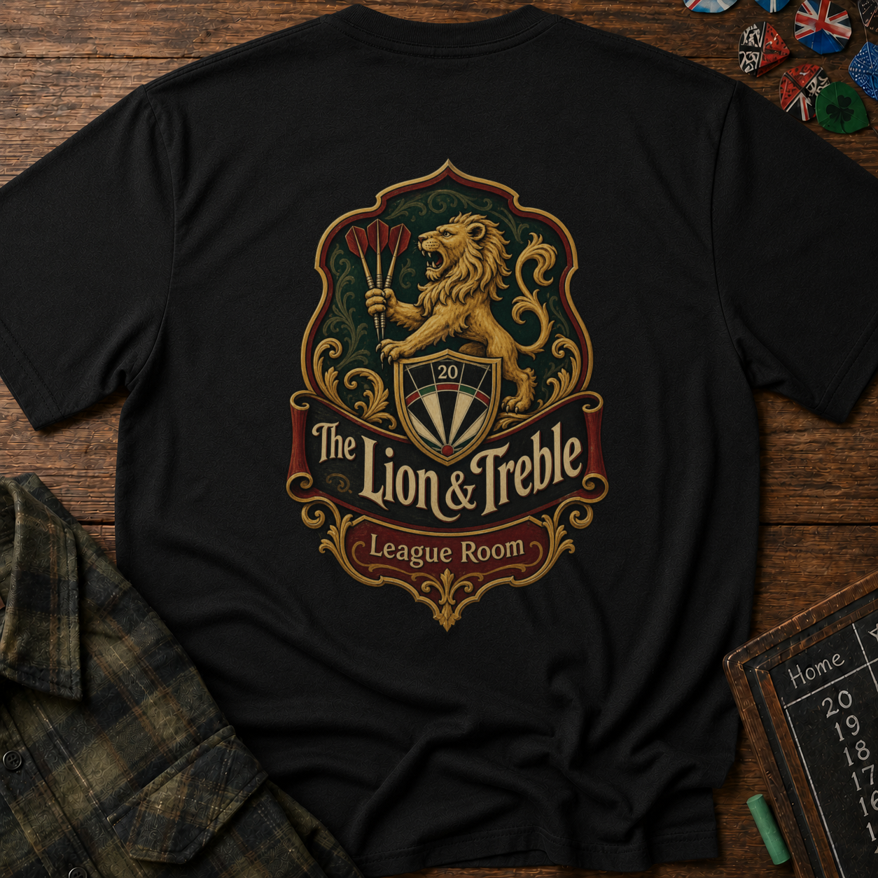 The Lion & Treble Back Print T-Shirt