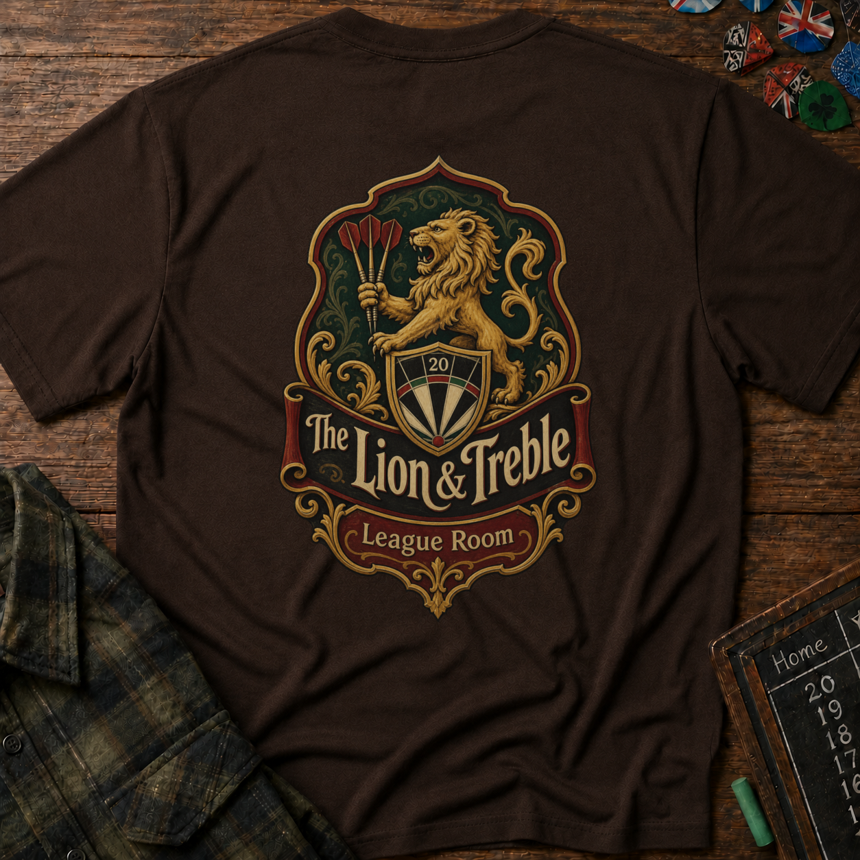 The Lion & Treble Back Print T-Shirt