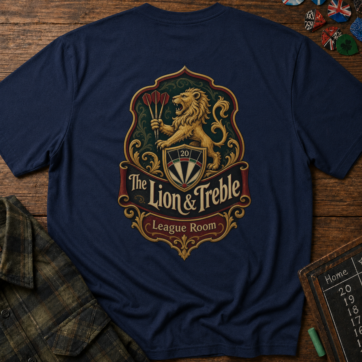 The Lion & Treble Back Print T-Shirt