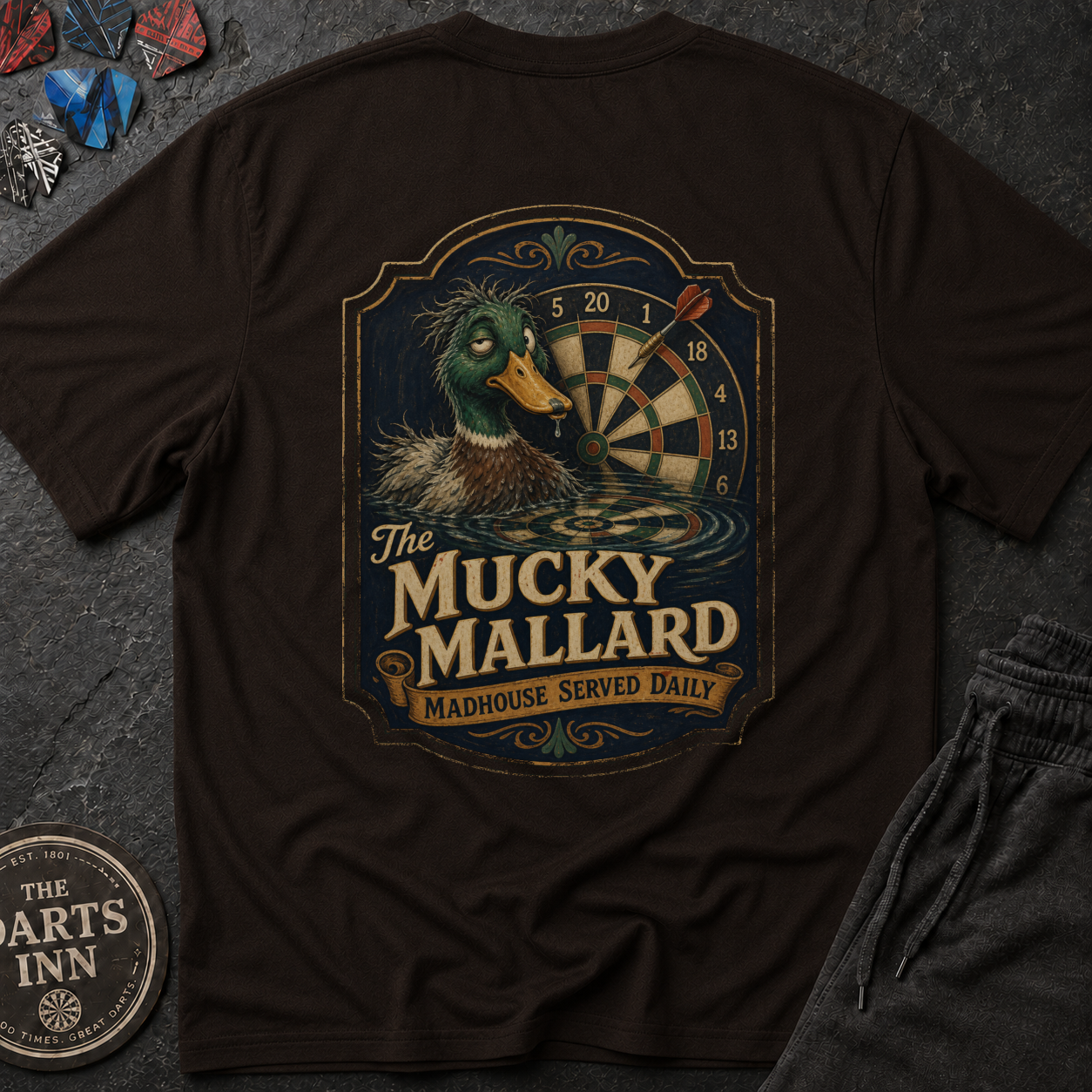 The Mucky Mallard Madhouse T-Shirt