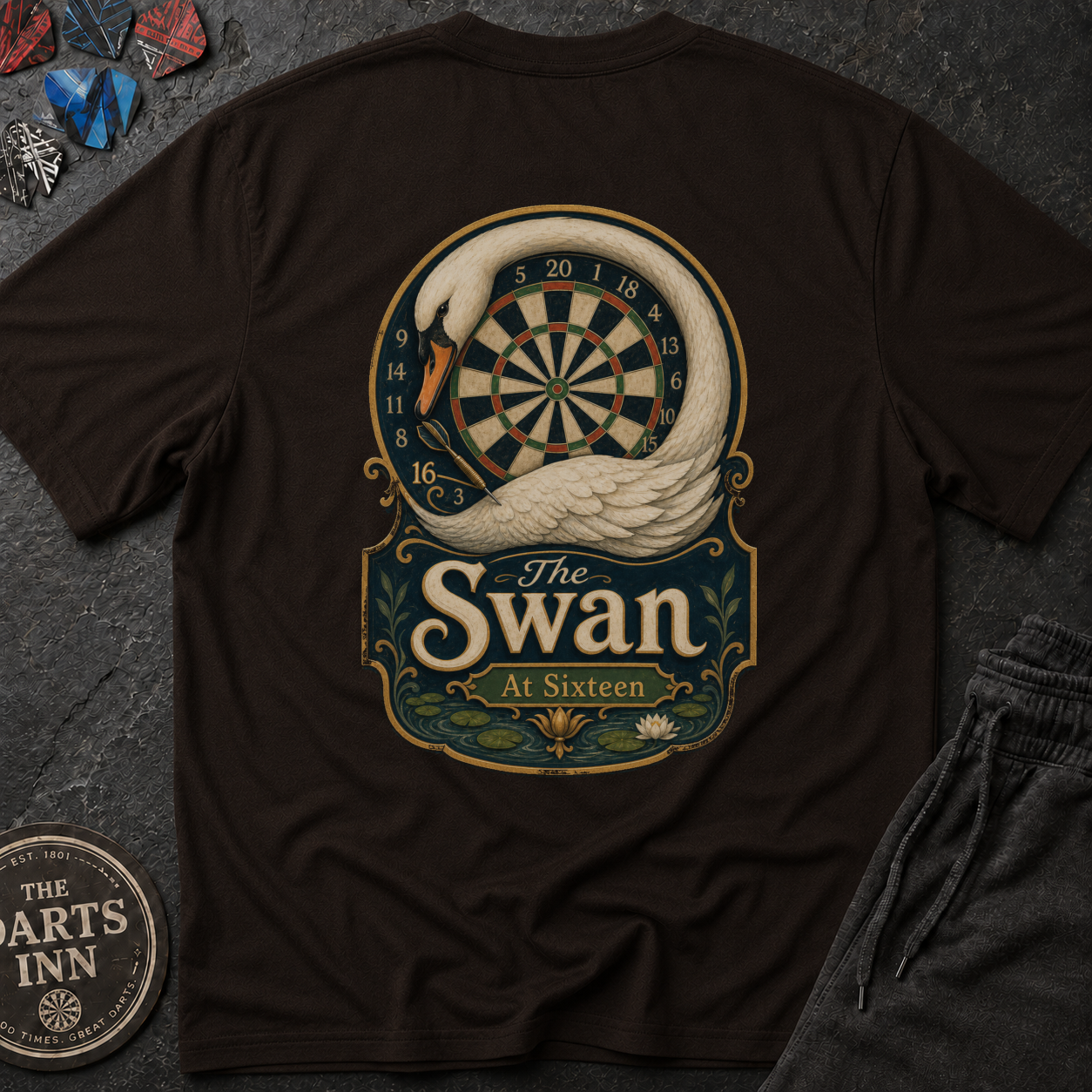 The Swan At Sixteen Back Print T-Shirt