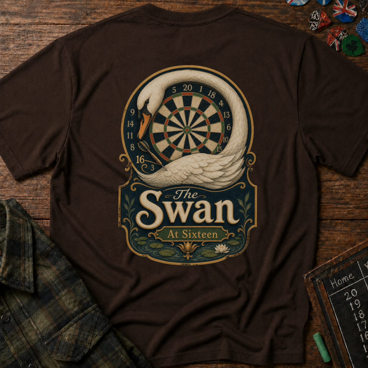 The Swan At Sixteen Back Print T-Shirt