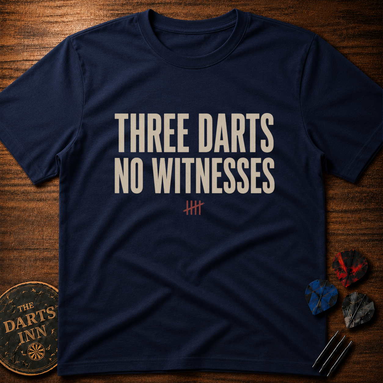 Three Darts No Witnesses T-Shirt