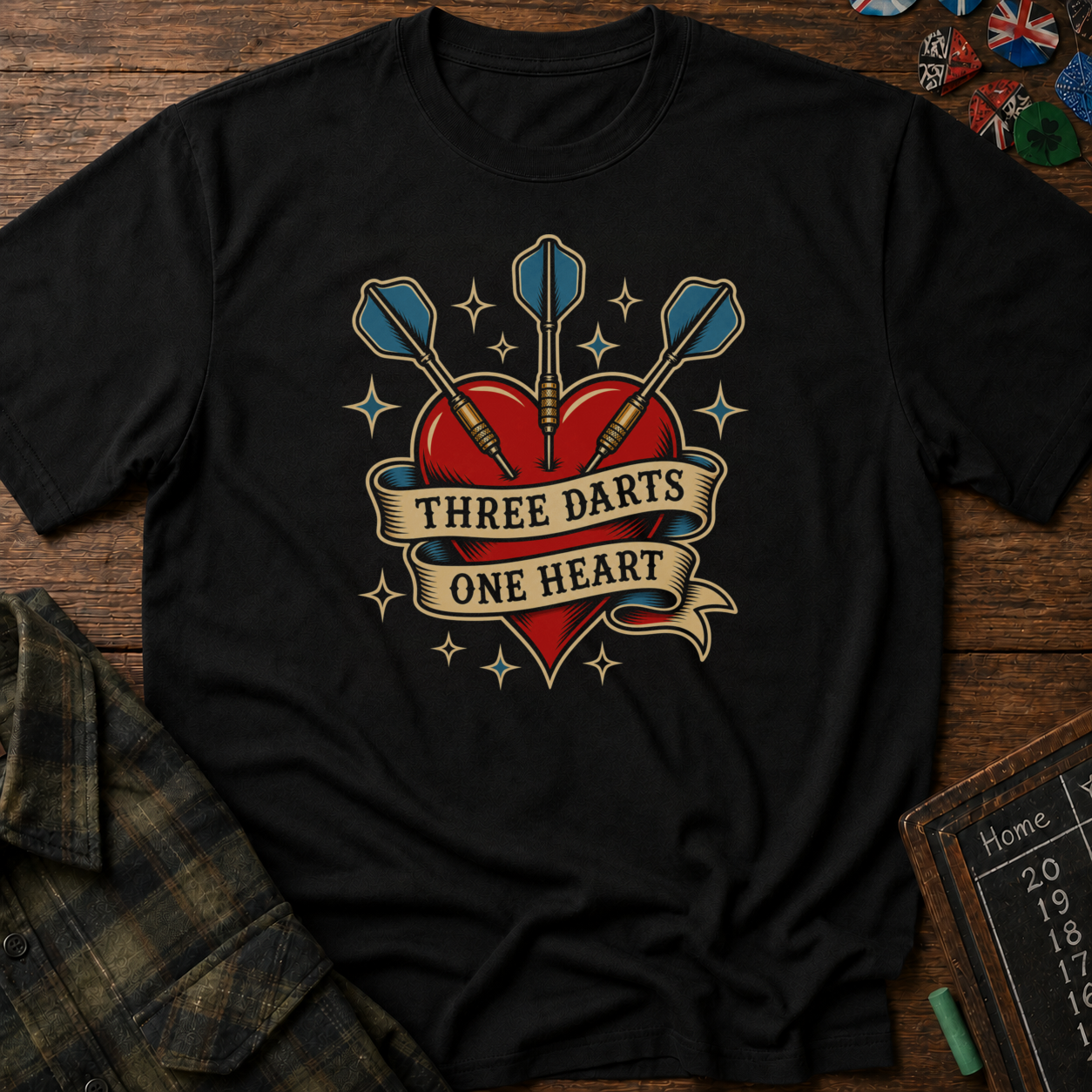 Three Darts, One Heart T-Shirt