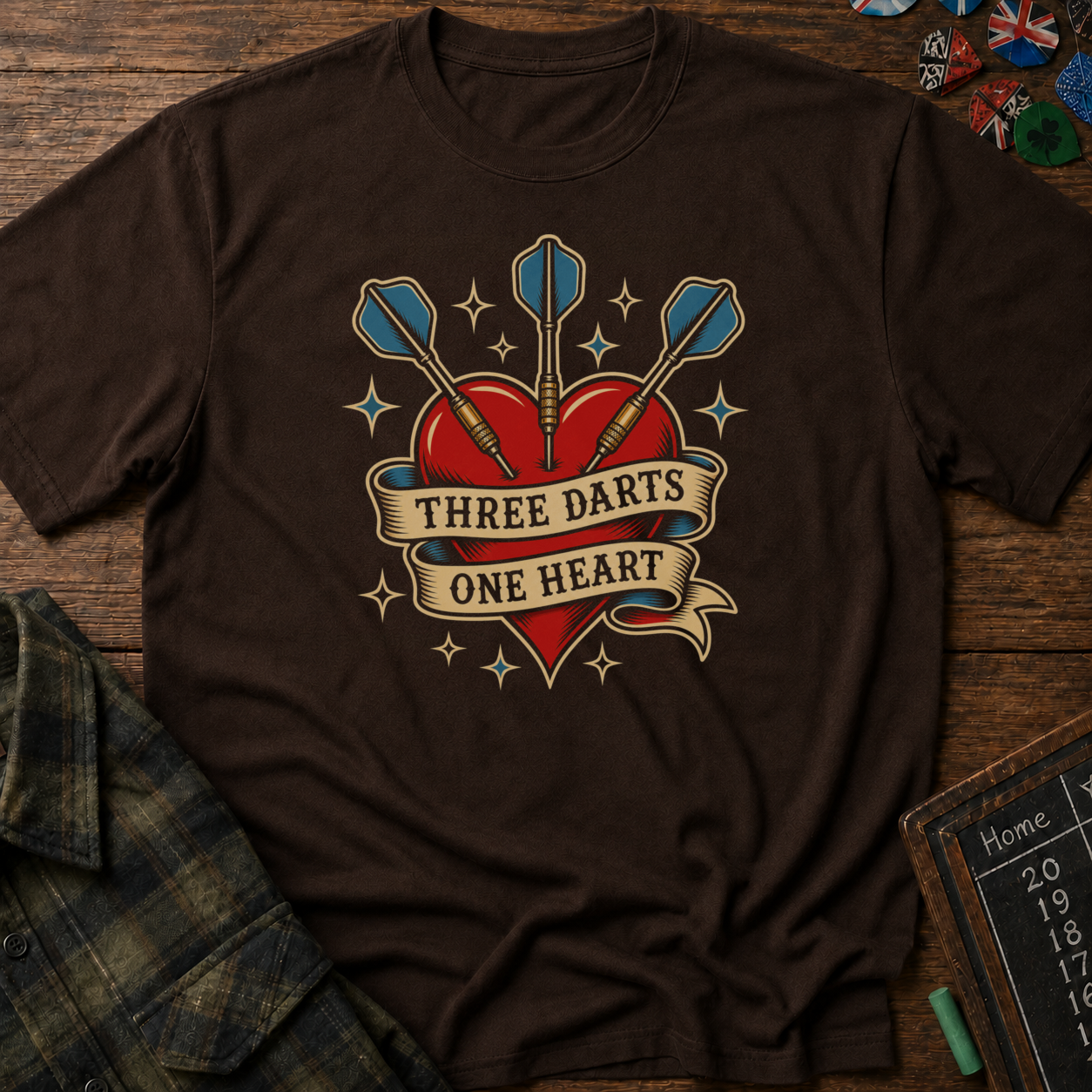 Three Darts, One Heart T-Shirt