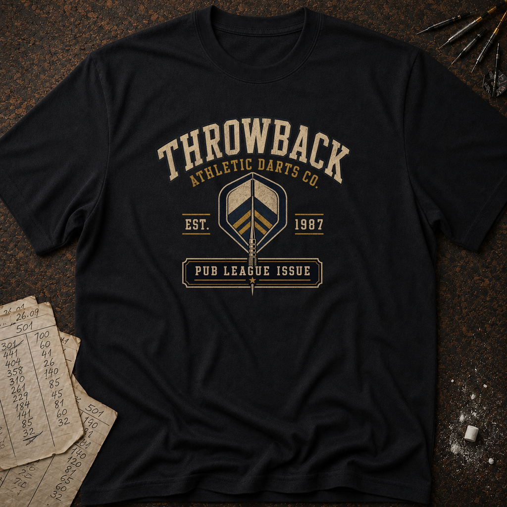 Throwback Athletic Darts T-Shirt