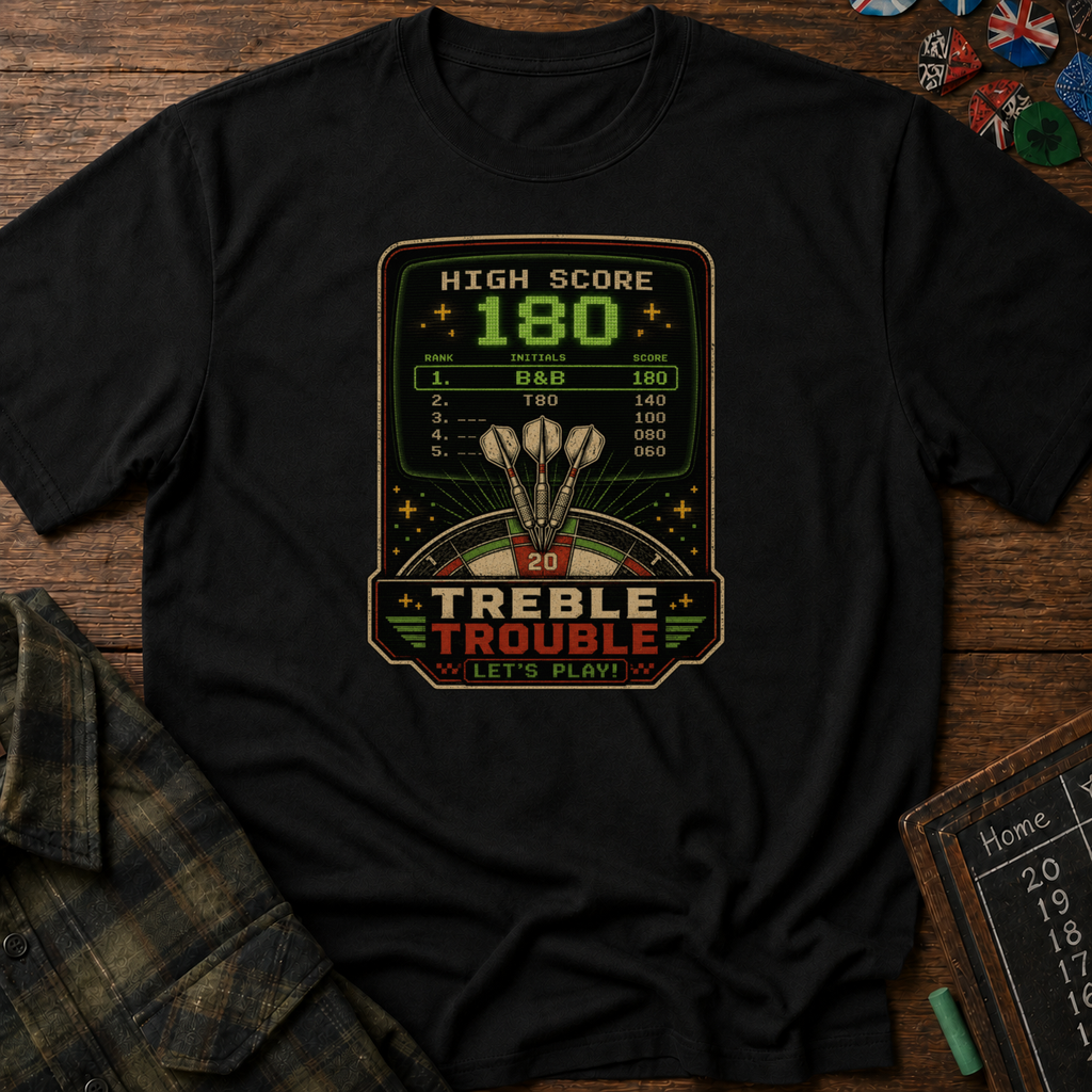 Treble Trouble High Score Retro-gaming Tee