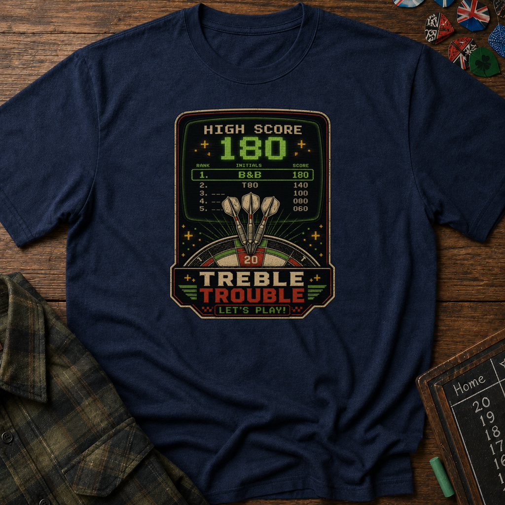 Treble Trouble High Score Retro-gaming Tee