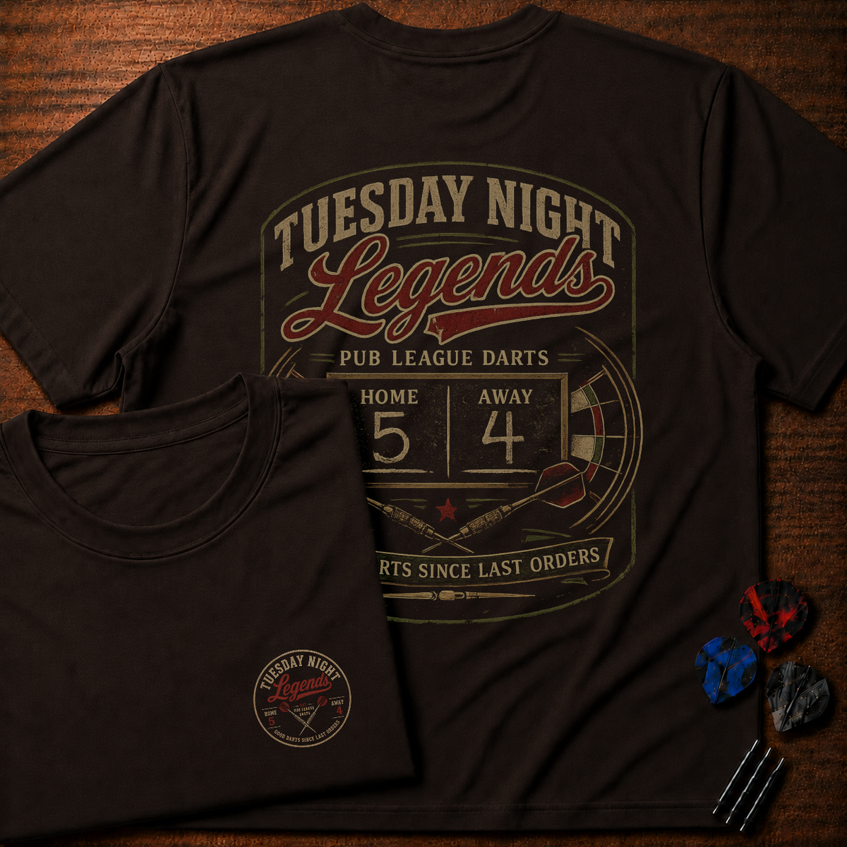 Tuesday Night Legends T-Shirt (Two-sided)