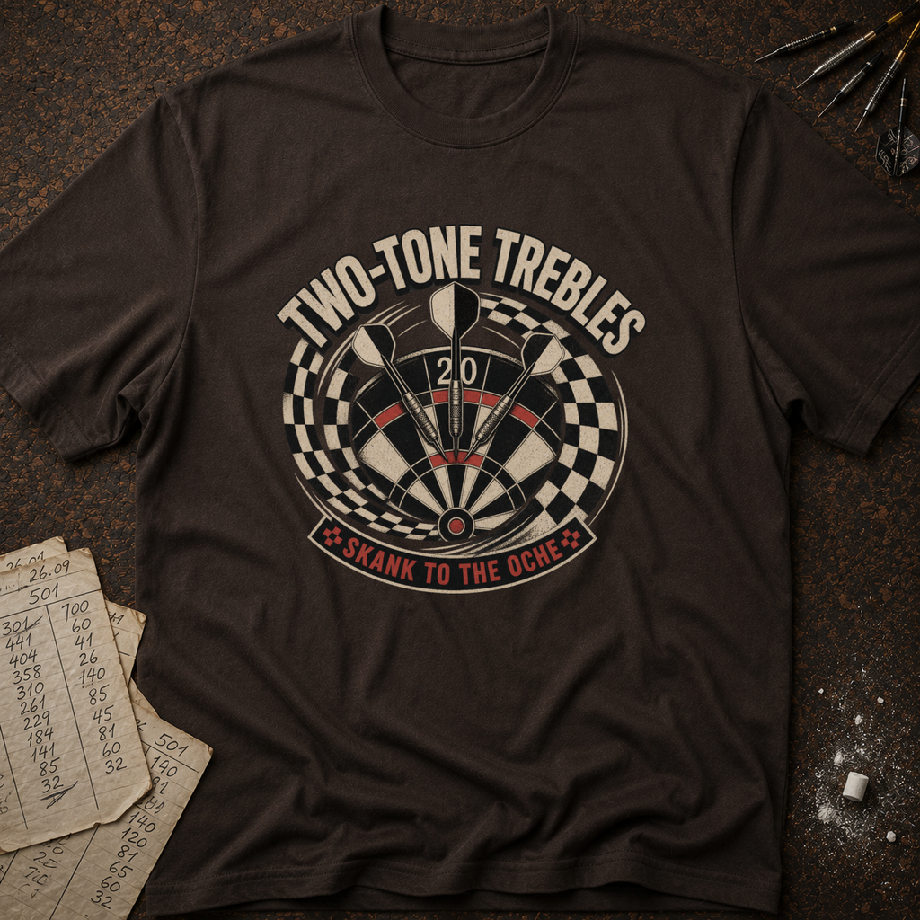 Two-Tone Trebles Darts T-Shirt
