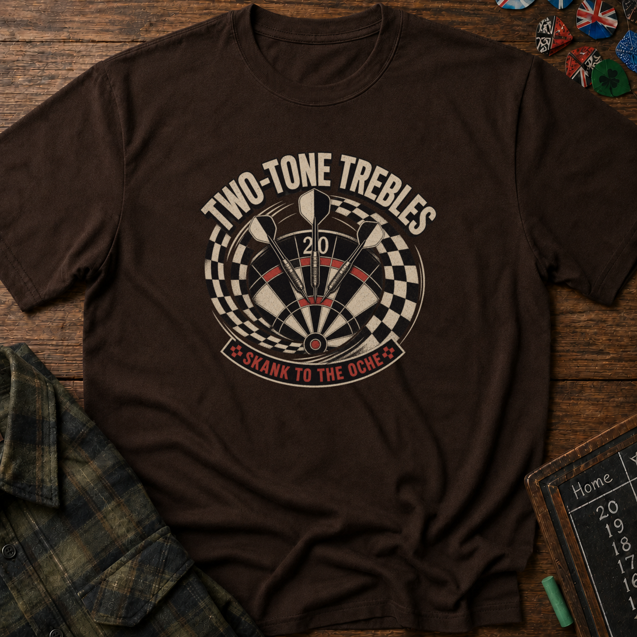 Two-Tone Trebles Darts T-Shirt